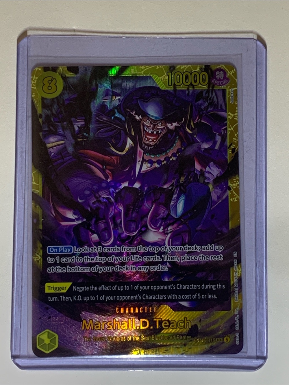 One Piece Marshall D Teach OP16-119 (NEGOTIABLE)